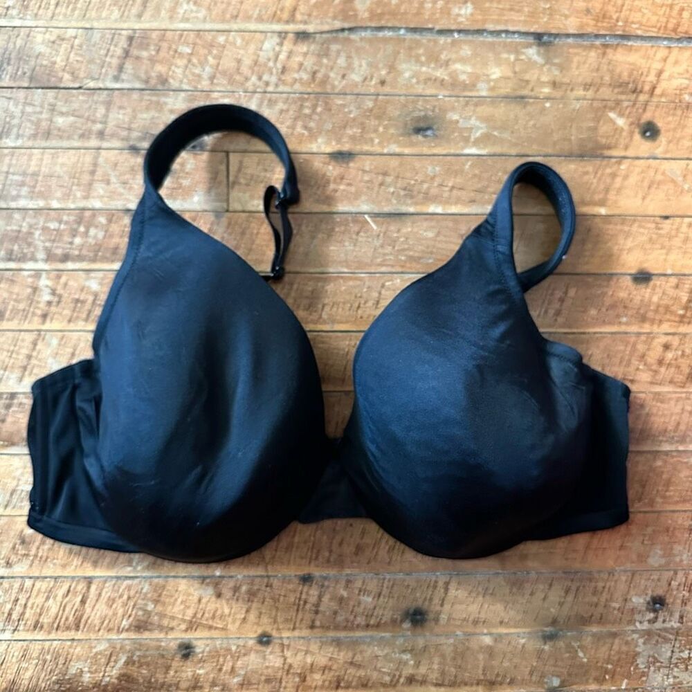 Cacique black lingerie 38D full figure bra